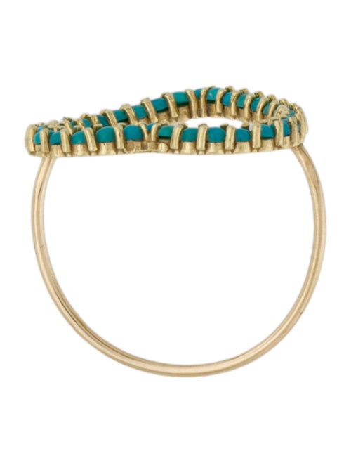 Jennifer Meyer 18K Turquoise Large Heart Ring