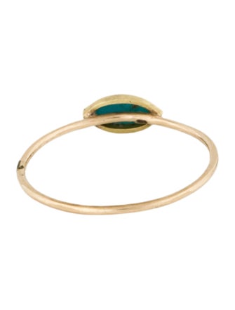 Jennifer Meyer 14K Turquoise Marquise Ring