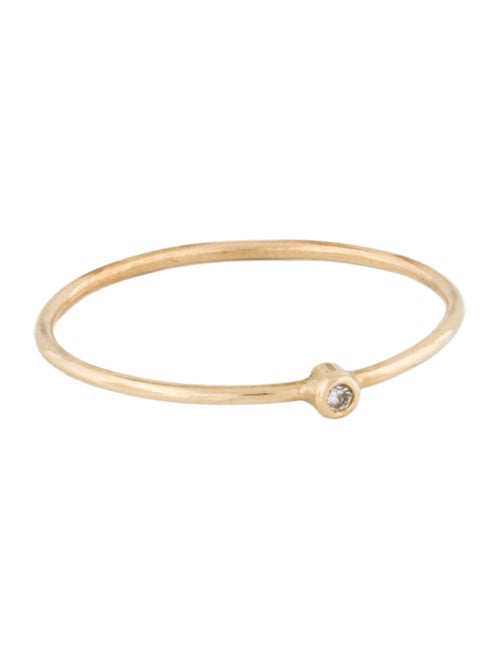 Jennifer Meyer 14K Diamond Thin Stacking Band