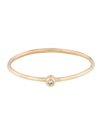 Jennifer Meyer 14K Diamond Thin Stacking Band