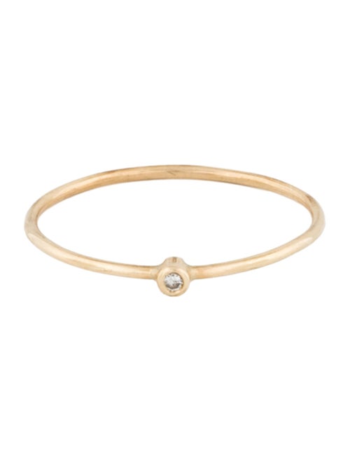 Jennifer Meyer 14K Diamond Thin Stacking Band