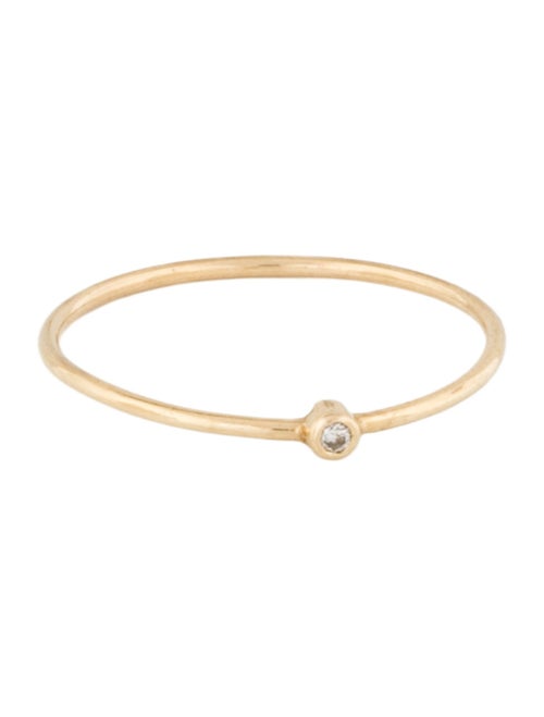 Jennifer Meyer 14K Diamond Thin Ring