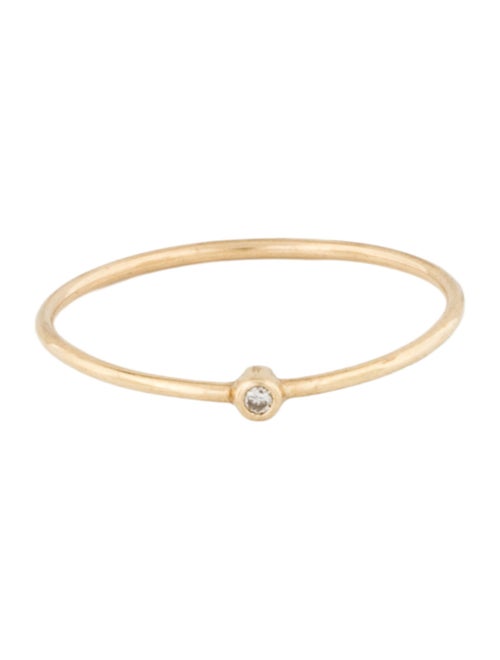 Jennifer Meyer 14K Diamond Thin Ring