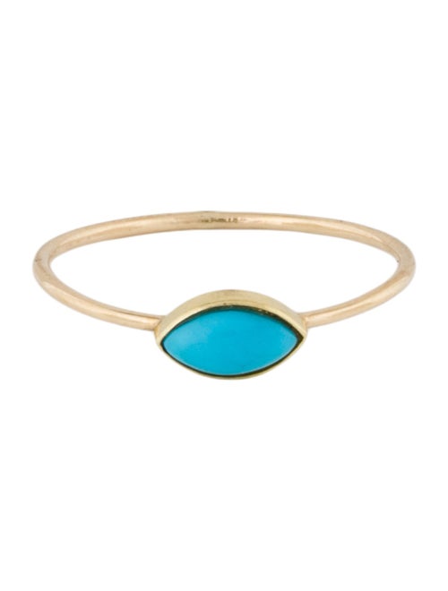 Jennifer Meyer 14K Turquoise Marquise Ring