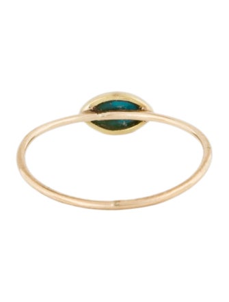 Jennifer Meyer 14K Turquoise Marquise Ring