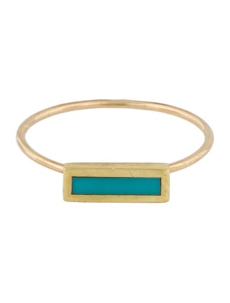 Jennifer Meyer 14K Resin Inlay Ring
