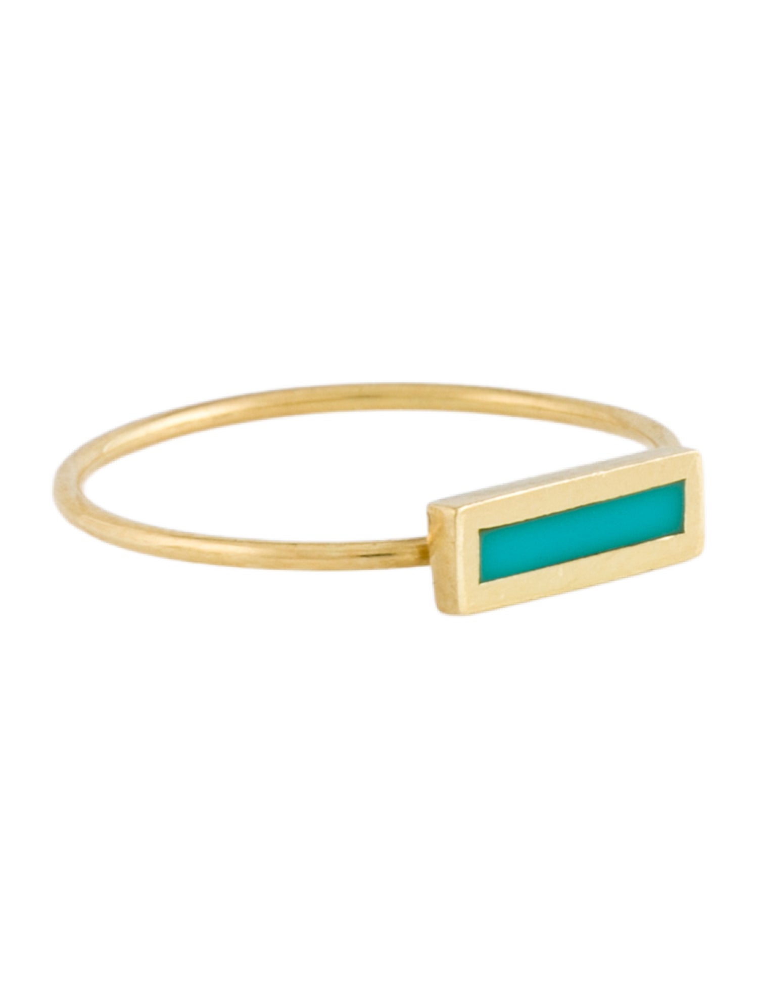 Jennifer Meyer Resin Inlay Bar Ring
