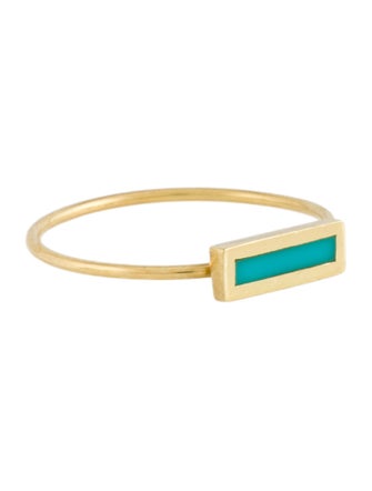 Jennifer Meyer Resin Inlay Bar Ring