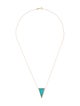 Jennifer Meyer 18K Diamond-Accented Turquoise Pendant Necklace