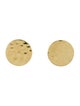 Jennifer Meyer Mini Hammered Disc Stud Earrings