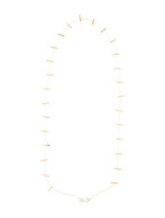 Jennifer Meyer 18K Cross Bar Necklace
