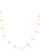 Jennifer Meyer 18K Cross Bar Necklace