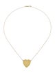 Jennifer Meyer 18K Hammered Heart Pendant w/ 14K Necklace