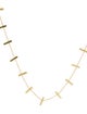 Jennifer Meyer 18K Cross Bar Necklace
