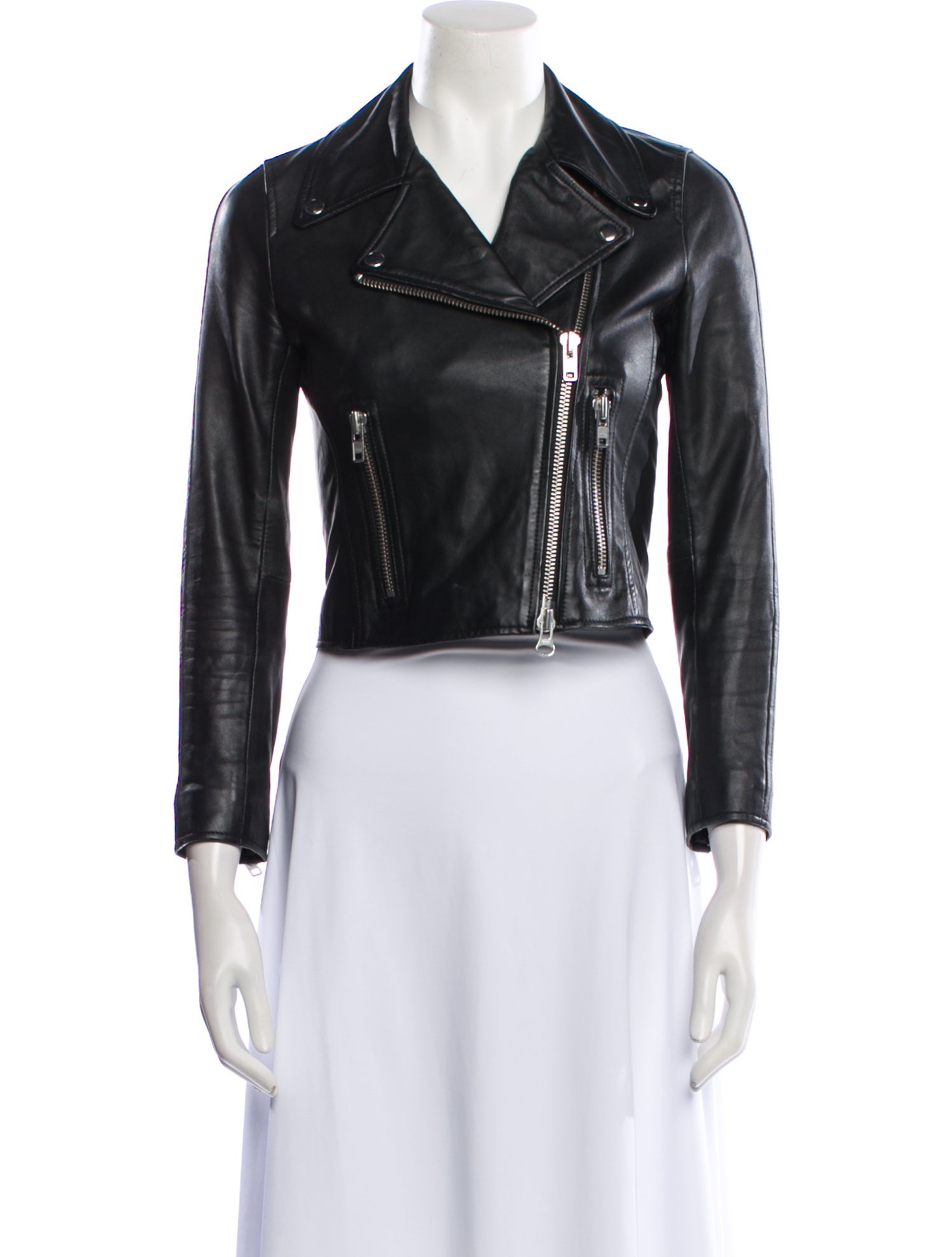 Jennifer Meyer Leather Biker Jacket