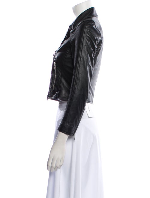 Jennifer Meyer Leather Biker Jacket
