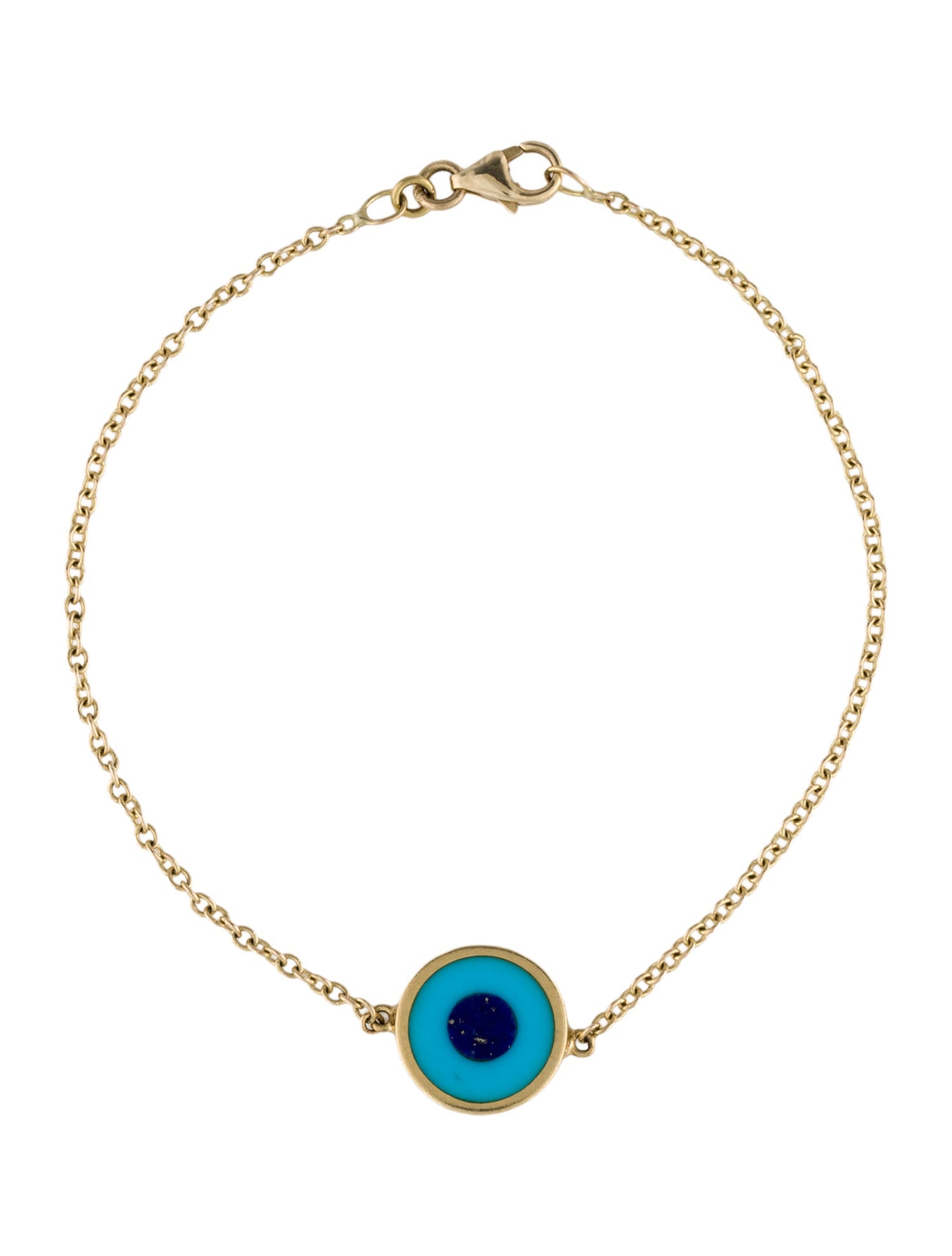 Jennifer Meyer Lapis Lazuli Mini Evil Eye Bracelet