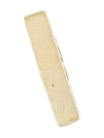 Jennifer Meyer 18K Single Bar Stud Earring