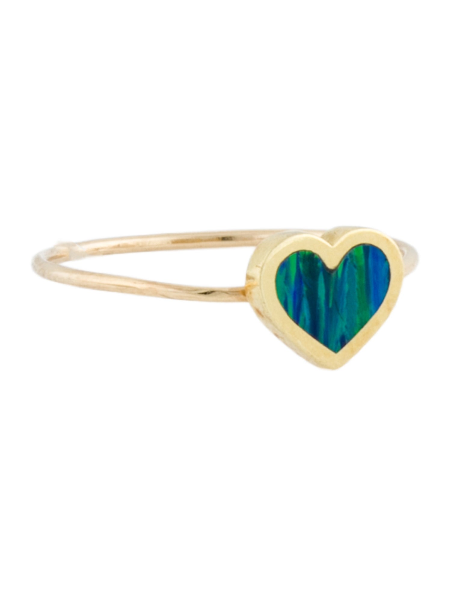 Jennifer Meyer Opal Heart Cocktail Ring