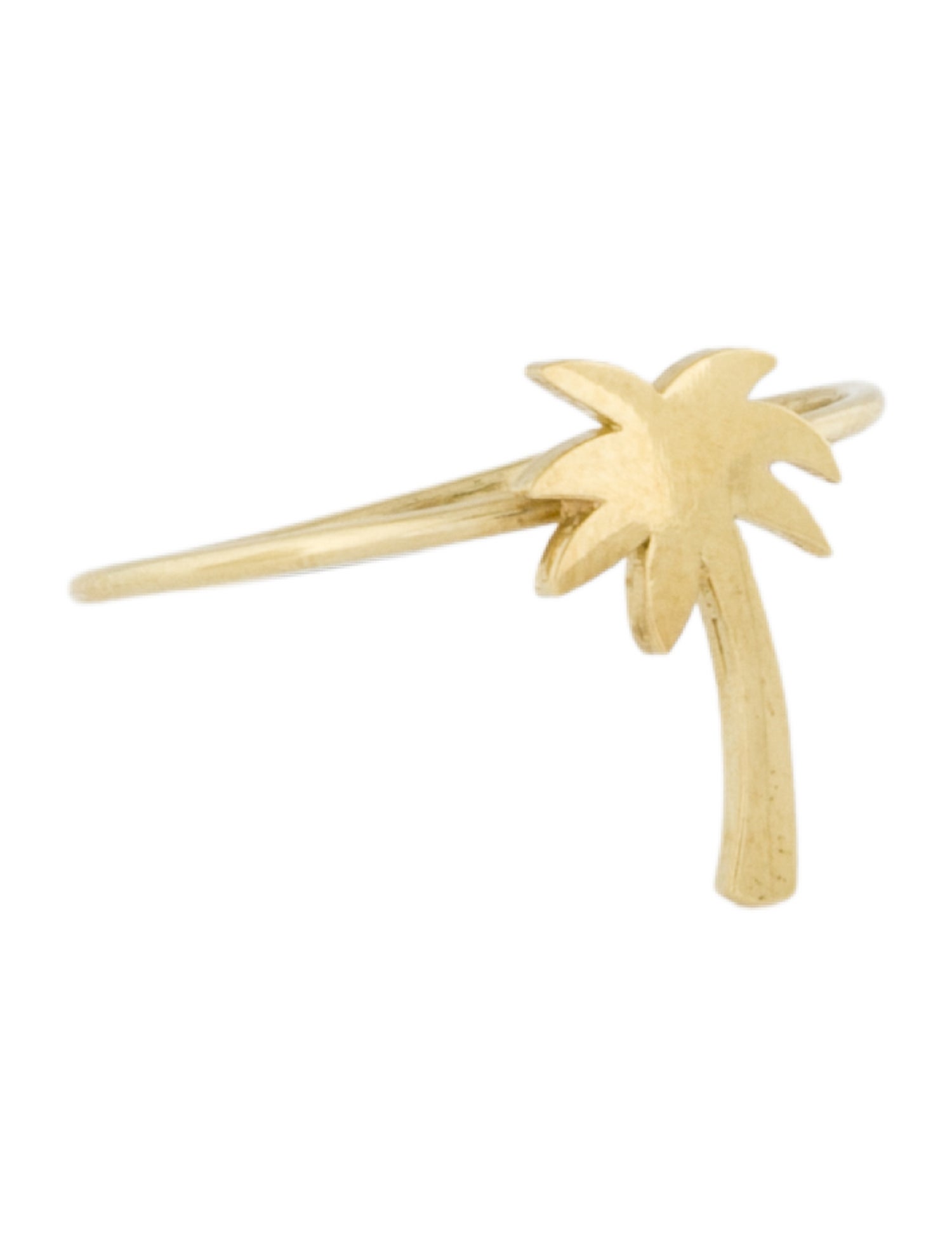 Jennifer Meyer 18K Mini Palm Tree Cocktail Ring
