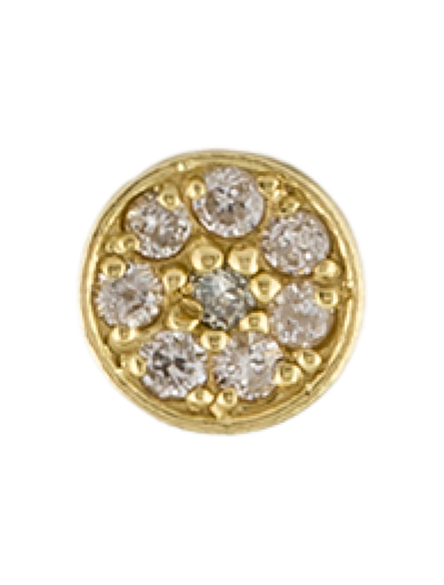 Jennifer Meyer 18K Diamond Single Stud Earring