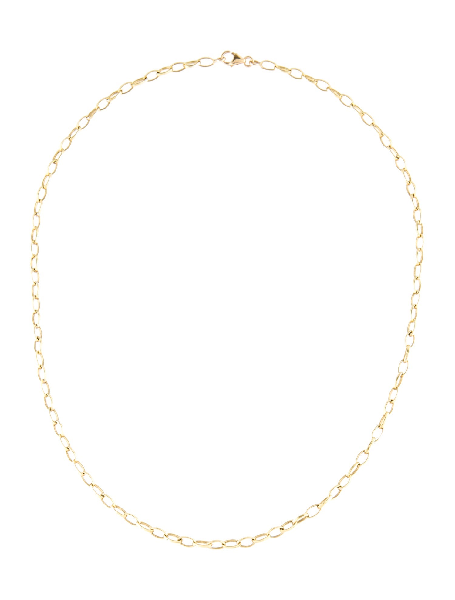 Jennifer Meyer 14K Small Edith Link Chain Necklace