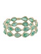 Jewelmak 14K 3.12ctw Emerald Eternity Band