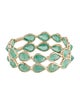 Jewelmak 14K 3.12ctw Emerald Eternity Band