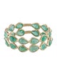 Jewelmak 14K 3.12ctw Emerald Eternity Band