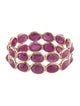 Jewelmak 14K 4.51ctw Ruby Eternity Band