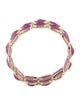 Jewelmak 14K 4.51ctw Ruby Eternity Band