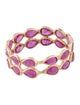 Jewelmak 14K 3.12ctw Ruby Eternity Band