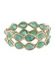 Jewelmak 14K 2.20ctw Emerald Eternity Band