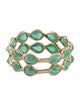 Jewelmak 14K 2.20ctw Emerald Eternity Band