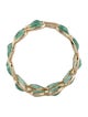 Jewelmak 14K 2.20ctw Emerald Eternity Band