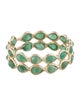 Jewelmak 14K 2.34ctw Emerald Eternity Band