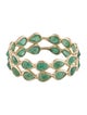 Jewelmak 14K 2.34ctw Emerald Eternity Band