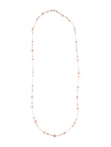 Jewelmak Station 14K Coral Necklace