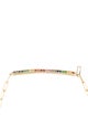 Jewelmak 14K Sapphire, Ruby, & Tsavorite Garnet Bar Bracelet
