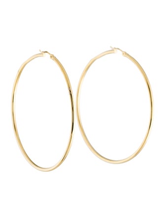 Jewelmak 14K Large Hoop Earrings