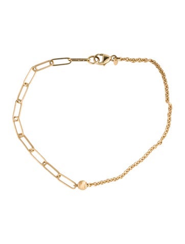 Jewelmak Link 14K Paperclip Bracelet