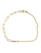 Jewelmak 14K Paperclip Link Bracelet