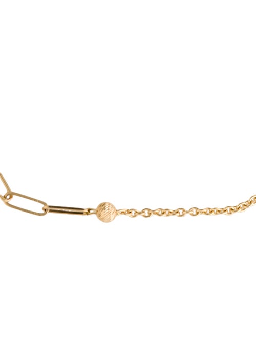Jewelmak 14K Paperclip Link Bracelet