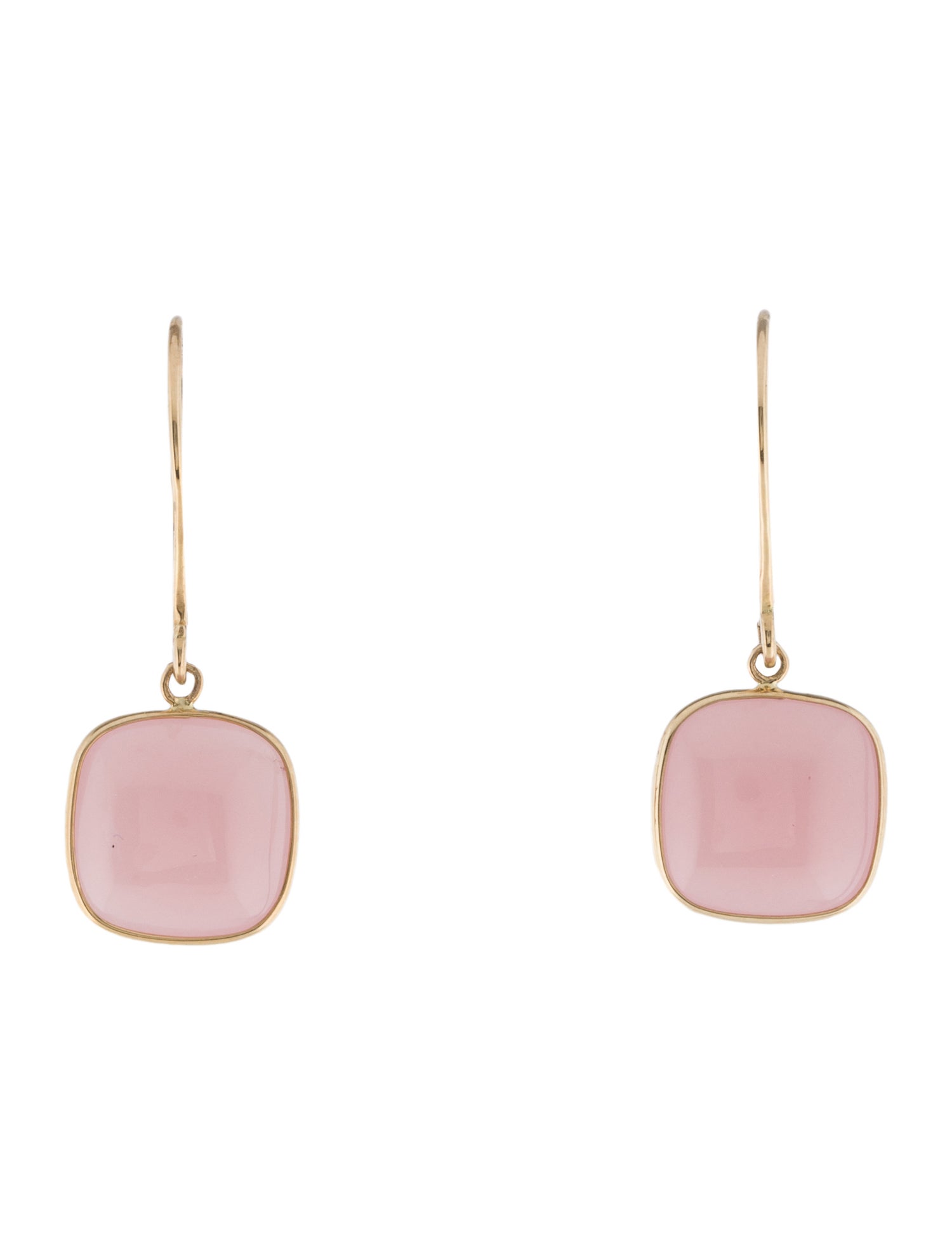Jewelmak 14K Chalcedony Drop Earrings