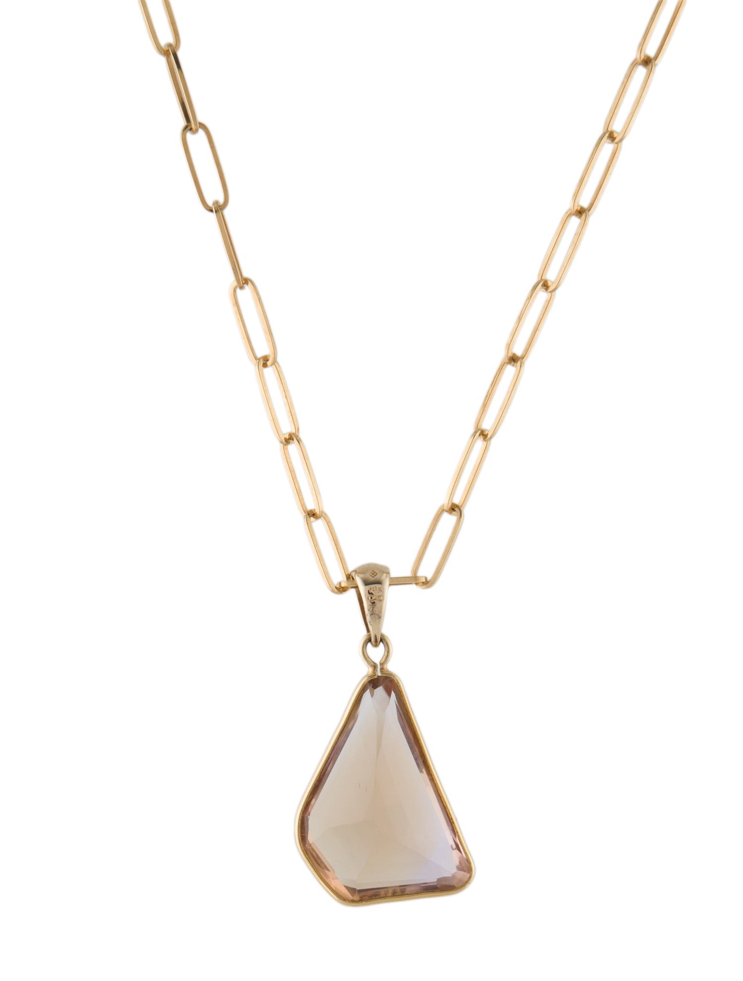 Jewelmak 14K Ametrine Pendant Necklace