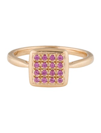 Jewelmak 14K Rhodolite Cocktail Ring