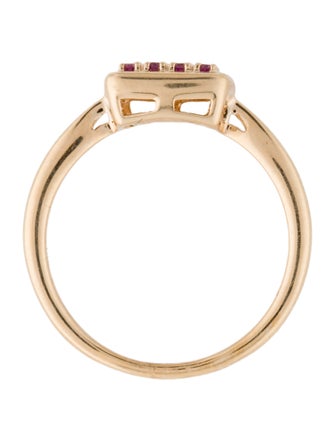 Jewelmak 14K Rhodolite Cocktail Ring