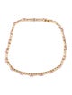 Jewelmak 14K Sapphire & Diamond Link Bracelet