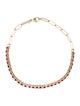 Jewelmak 14K 3.62ctw Ruby Link Bracelet