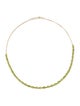 Jewelmak 14K Peridot Necklace Set